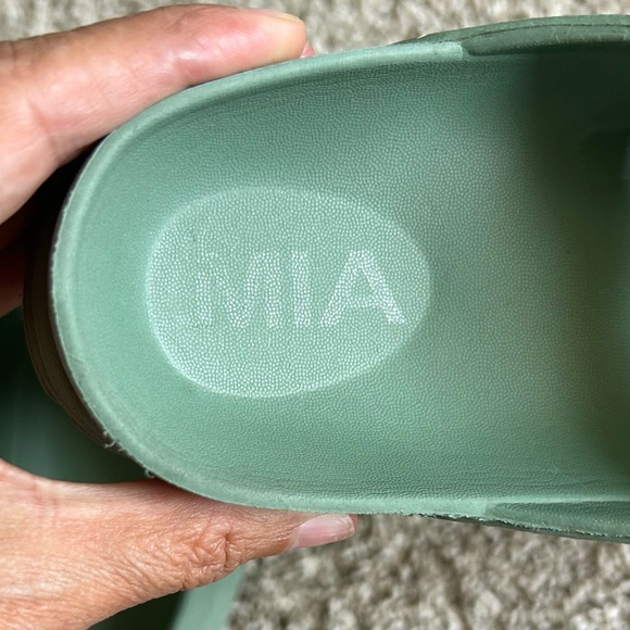 MIA Platform Footbed Sandal 🩴 Seafoam Green SZ 6 - Picture 6 of 6